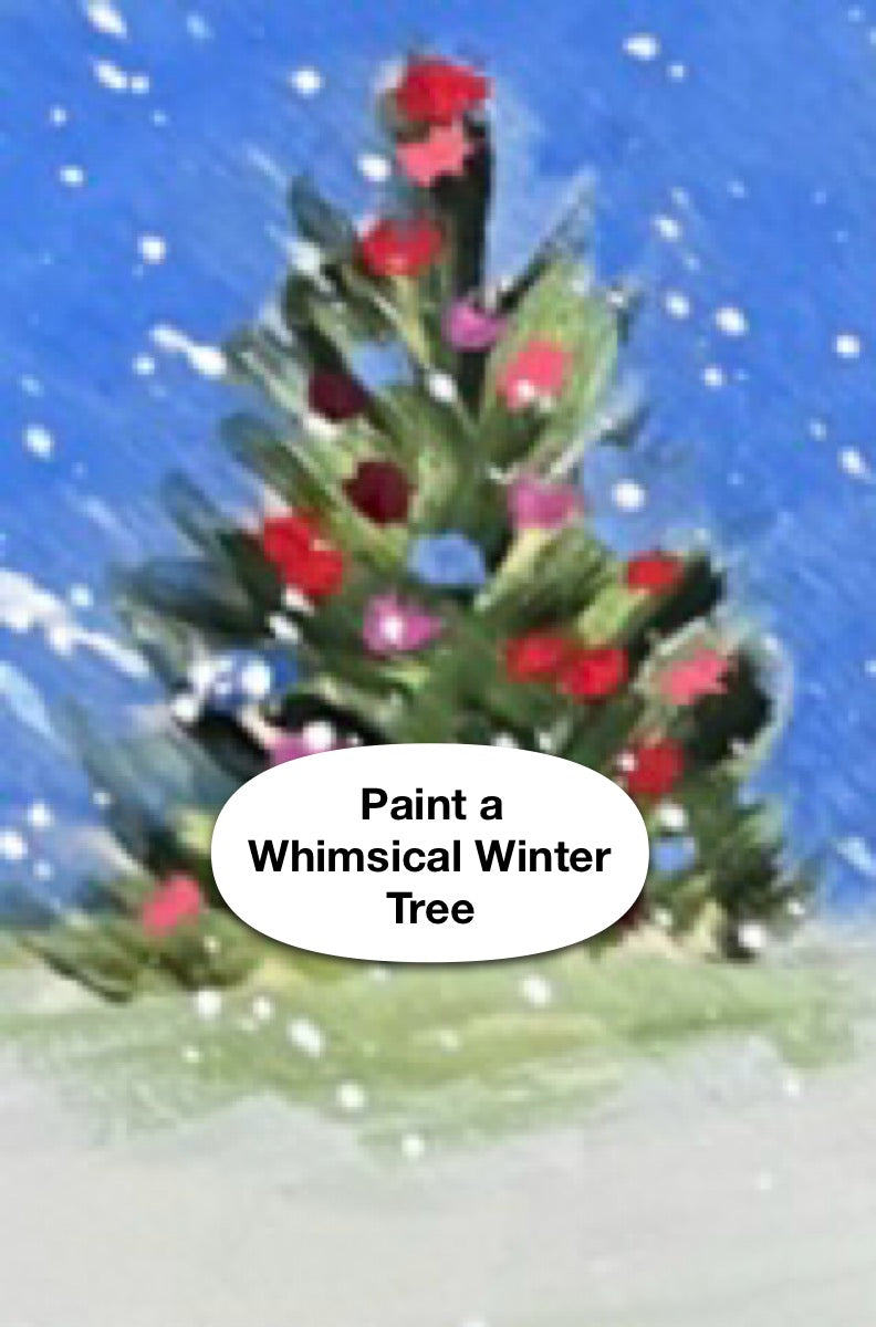 Paint a Whimsical Winter Tree