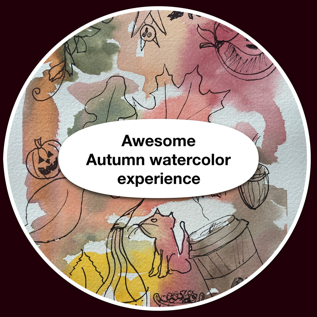 Awesome Autumn watercolor experience