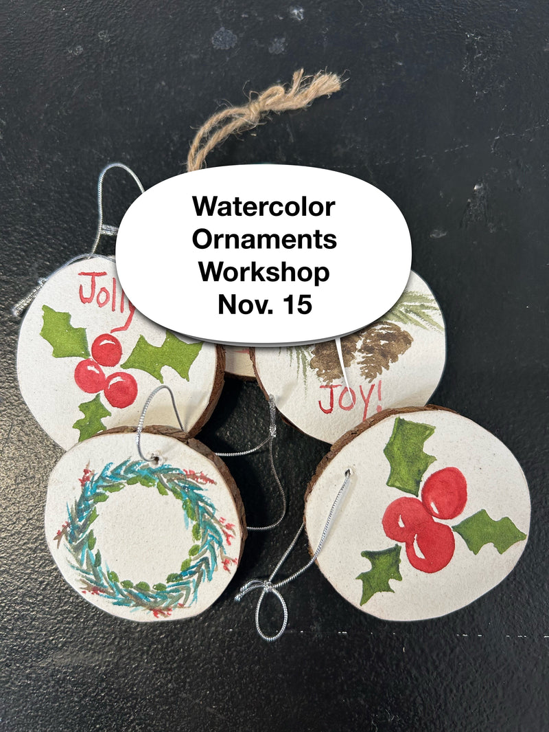 Paint Watercolor Ornaments