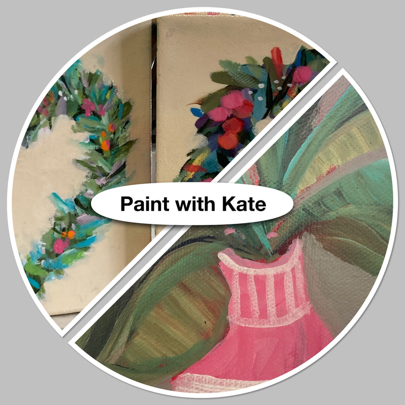 Paint a Colorful Botanical or Floral Wreath with Kate Bruce