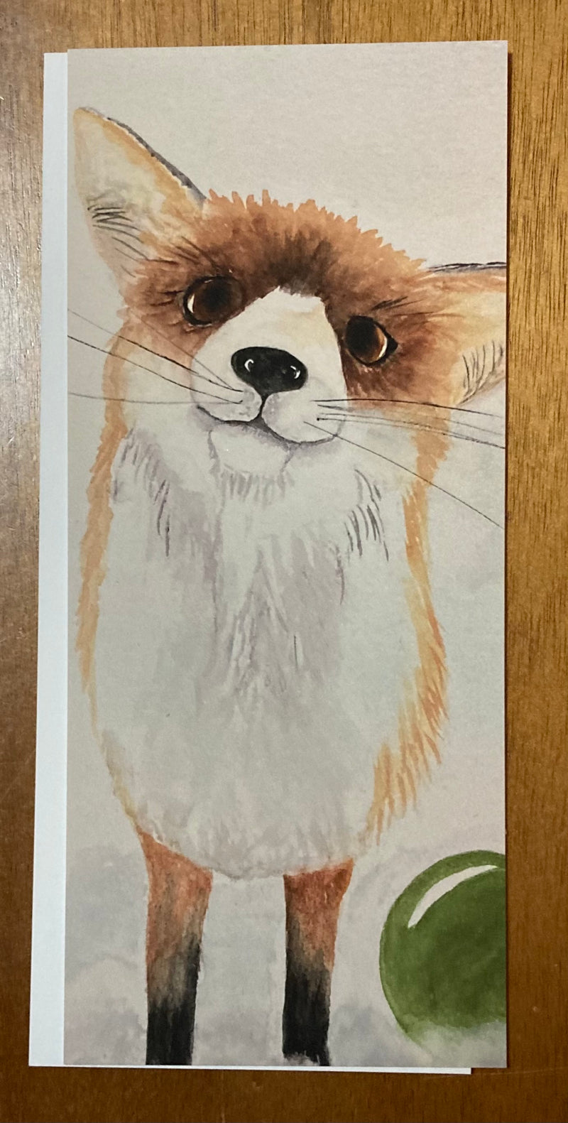 Holiday watercolor print postcards with envelopes