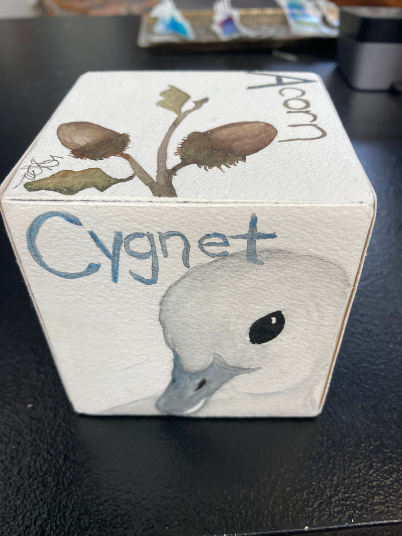Nature Words Cube