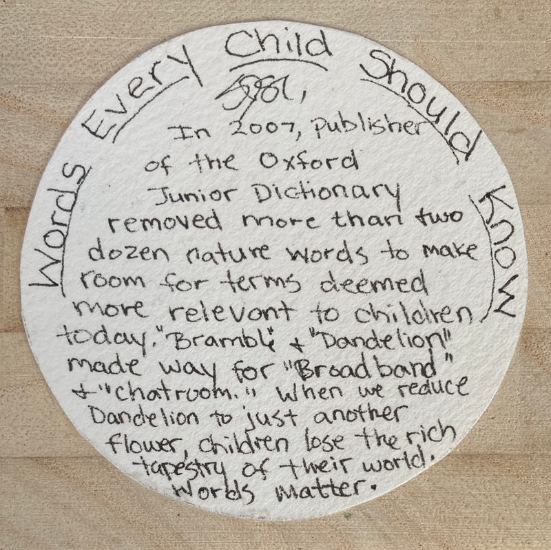 Nature Words Cube