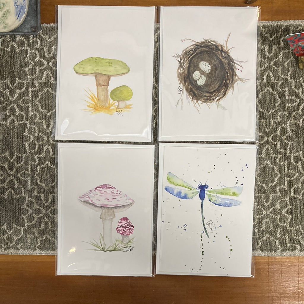 Hand-painted Watercolor Cards